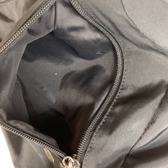 COBO INTERNATIONAL handbag satchel Logo Canvas silver Hardware black leather - Picture 9 of 16